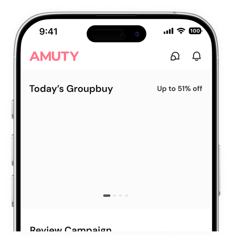 AMUTY App - Today's Groupbuy