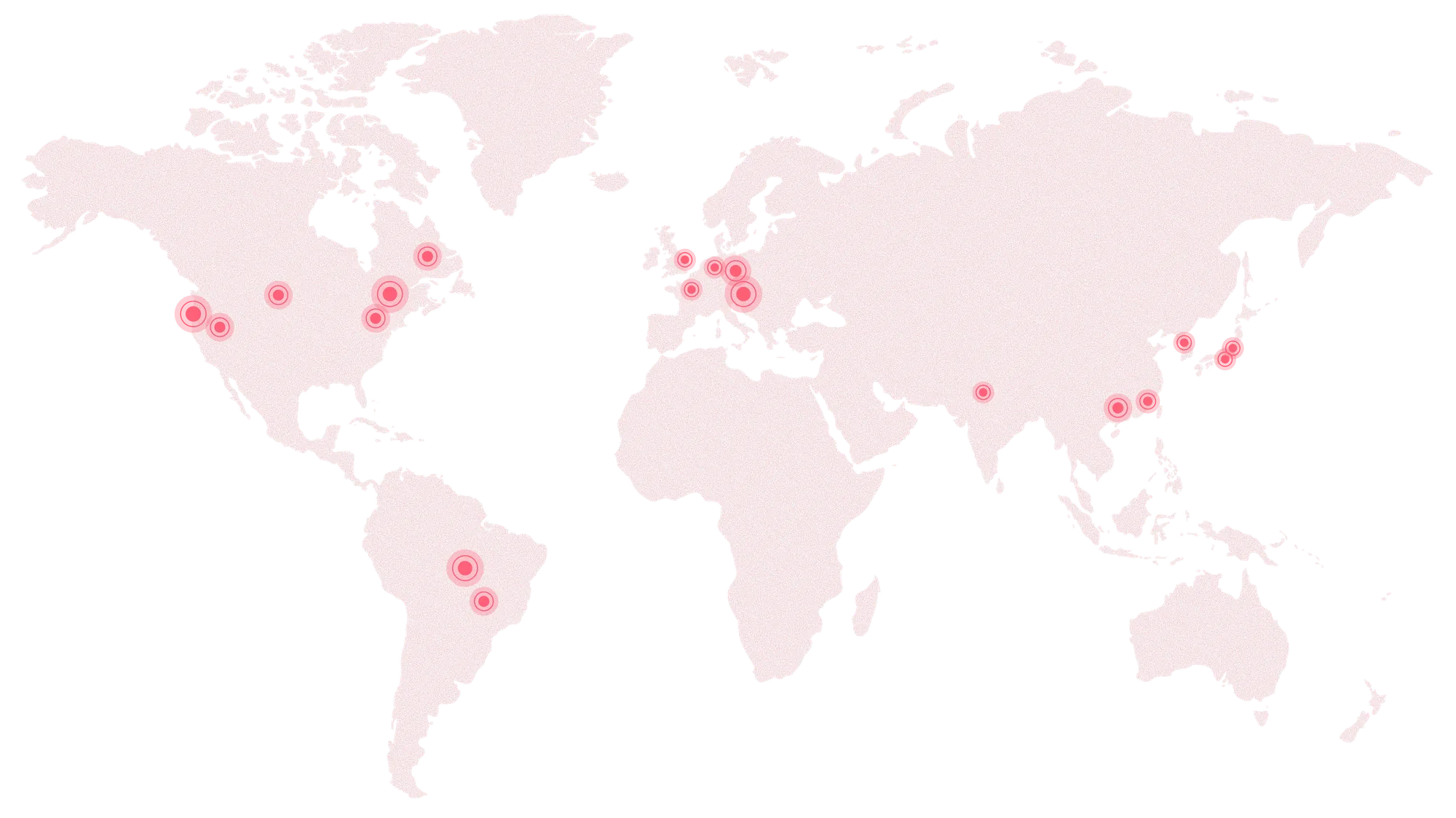 World map highlighting beauty retail markets